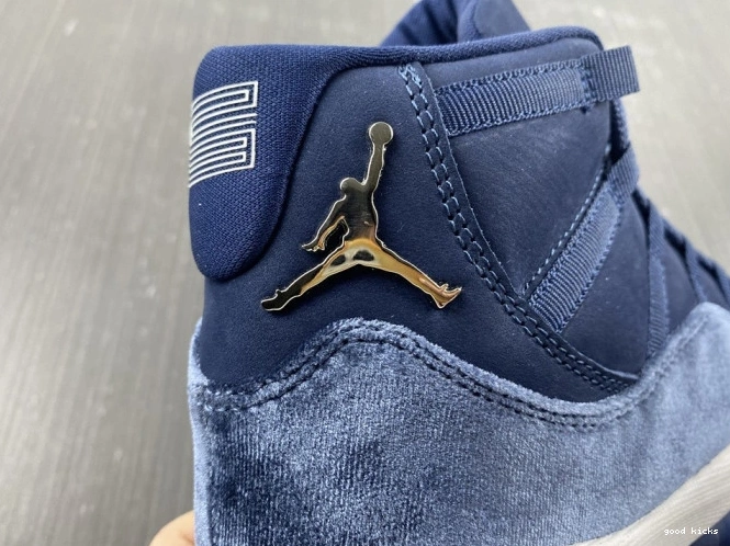 Rep Air Velvet AR0715-441 Jordan Midnight WMNS 11 Navy 0727